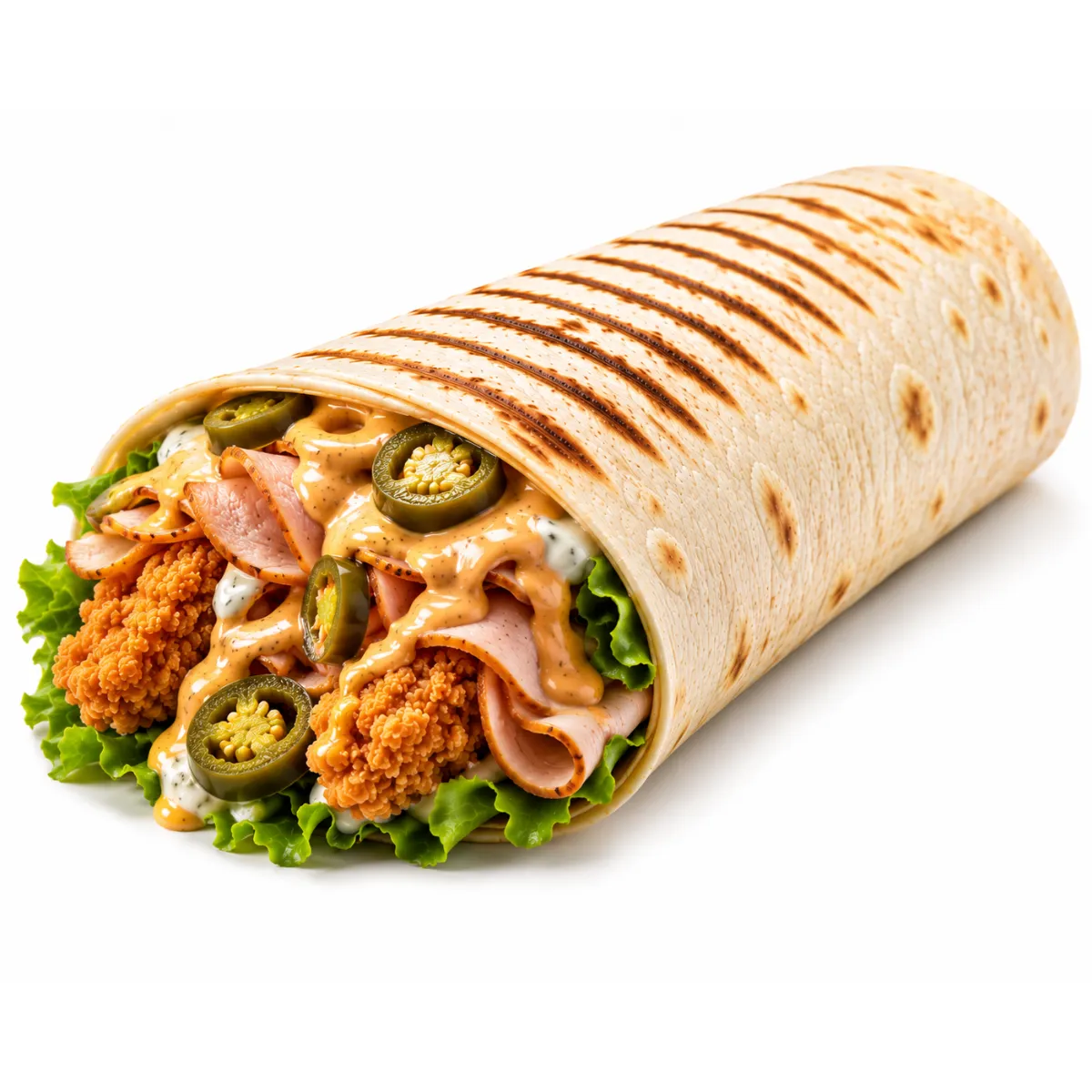 Chicken Barqa Tortilla