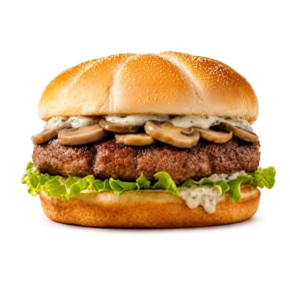 Mushroom Beef Burger