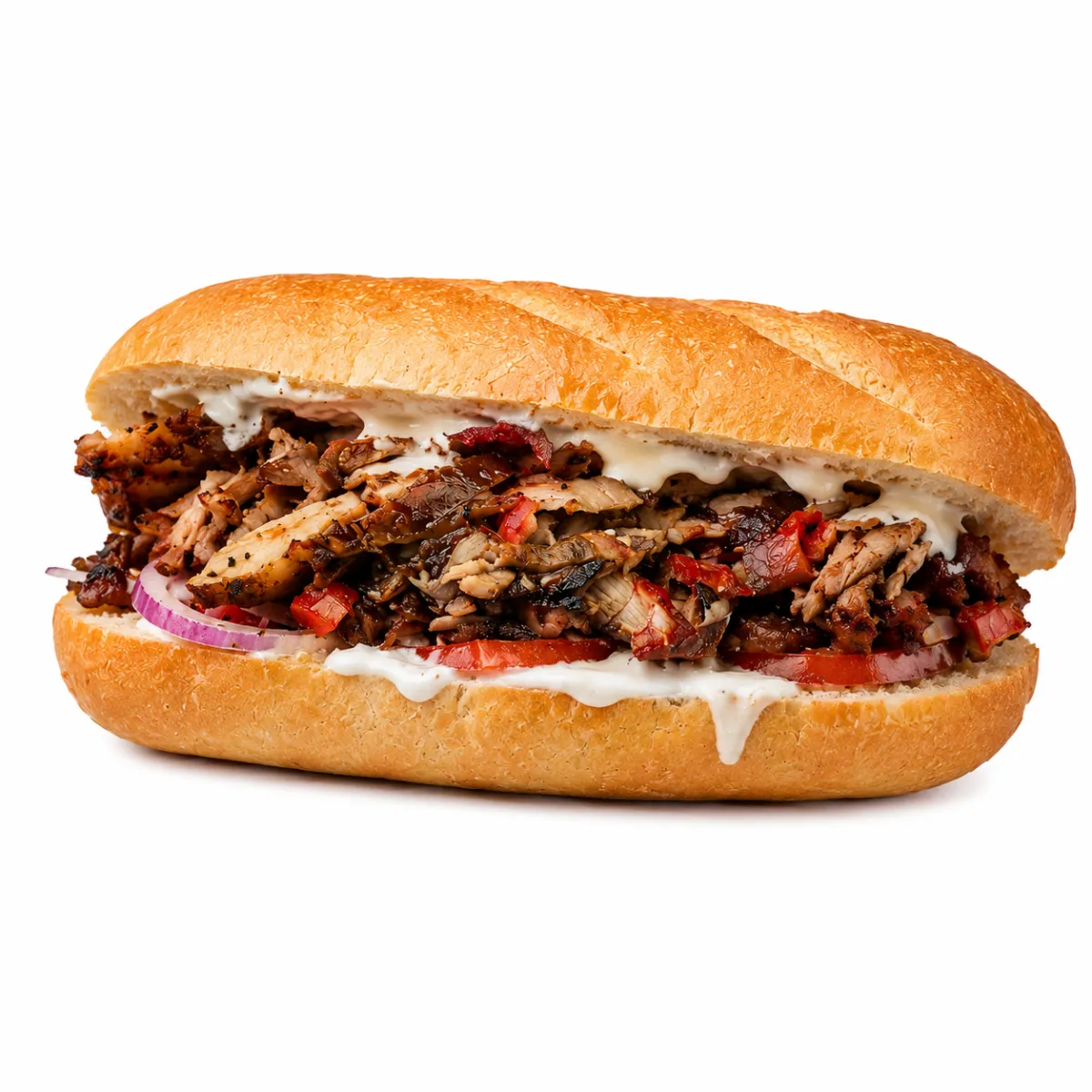 Tandoori Shawarma - French Bread