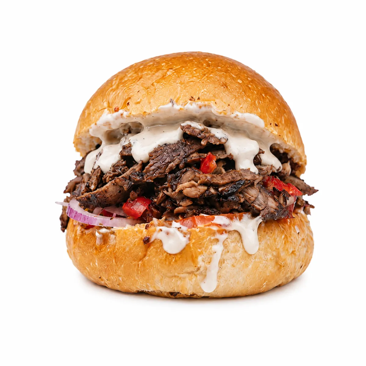 Meat Shawarma - Kaiser Bread